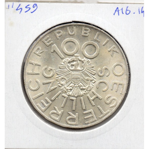 Autriche 100 Schilling 1976 Spl, KM.2932 Johann Nestroy