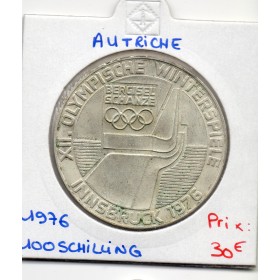 Autriche 100 Schilling 1976 Spl, KM.2929 JO Innsbruck