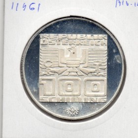 Autriche 100 Schilling 1975 Spl proof, KM.2927 JO Innsbruck