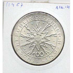 Autriche 100 Schilling 1978 Spl, KM.2939 Bataille de Marchfeld