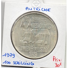 Autriche 100 Schilling 1979 Spl, KM.2942 cathédrale de Vienne Neustadt