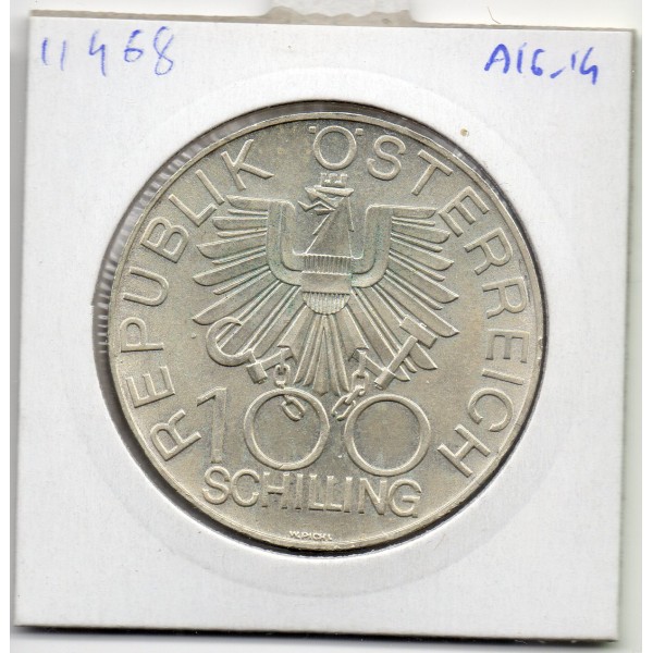 Autriche 100 Schilling 1979 Spl, KM.2942 cathédrale de Vienne Neustadt