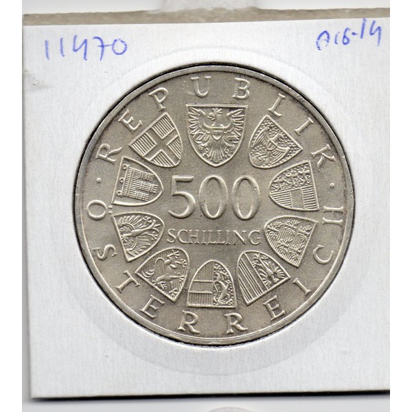 Autriche 500 Schilling 1983 Spl, KM.2963 Jean Paul II