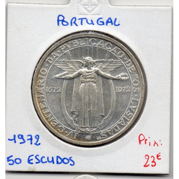 Portugal 50 escudos 1972 Sup, KM.602 Os Lusiadas