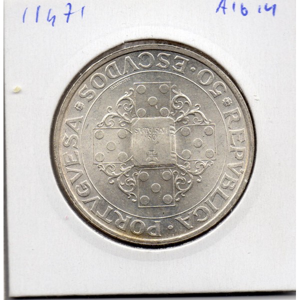 Portugal 50 escudos 1972 Sup, KM.602 Os Lusiadas