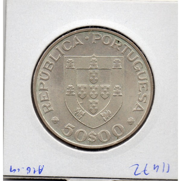 Portugal 50 escudos 1969 Sup, KM.599 Maréchal Carmona