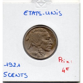 Etats Unis 5 cents 1921 TTB, KM.134 buffalo