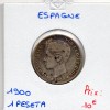 Espagne 1 peseta 1900 TTB, KM.706 Alfonso XIII