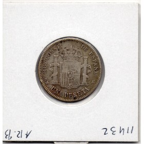 Espagne 1 peseta 1900 TTB, KM.706 Alfonso XIII