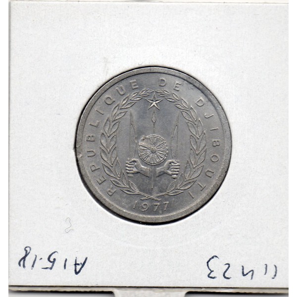 Djibouti 2 francs 1977 Spl, KM.21 Grande antilope
