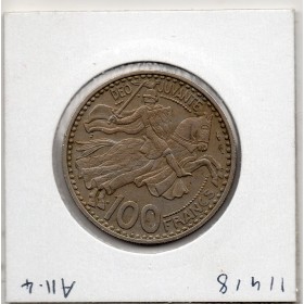 Monaco Rainier III 100 francs 1950 TTB+, Gad.142