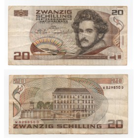 Autriche P.148, TB Billet de 20 schilling 1986 Moritz Michael Daffinger