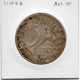 Allemagne RFA 10 deutsche mark 1972 F, Sup KM.133 stade olympique