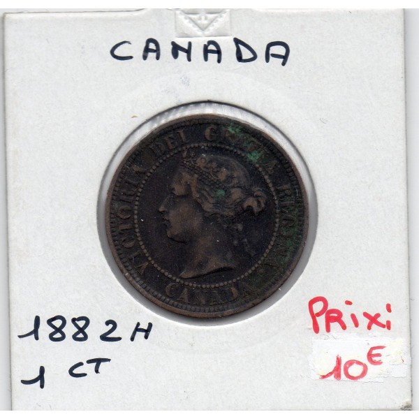 Canada 1 cent 1882 H heaton TTB, KM.7 Victoria