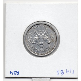 Madagascar 1 franc 1958 Sup, Lec.99