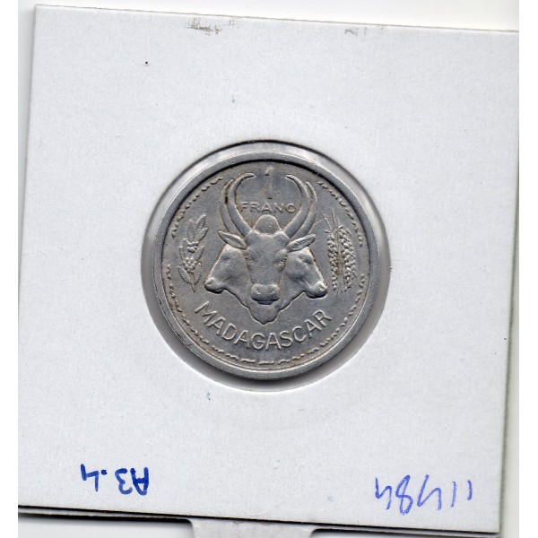 Madagascar 1 franc 1958 Sup, Lec.99