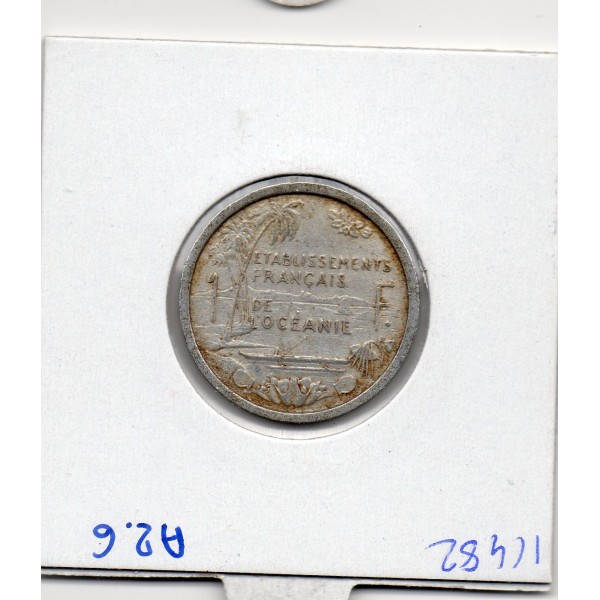 Océanie 1 Franc 1949 TTB, Lec.18