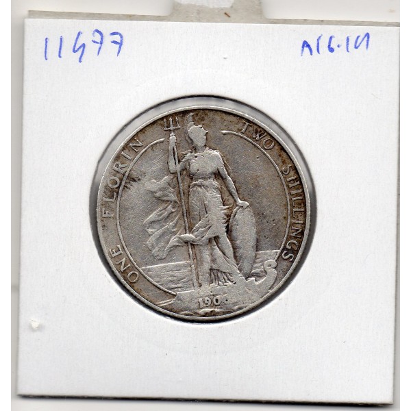 Grande Bretagne 1 Florin 1906 TB, KM.801 Edouard VII