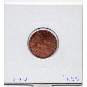 1 centime Dupré 1851 A paris Sup