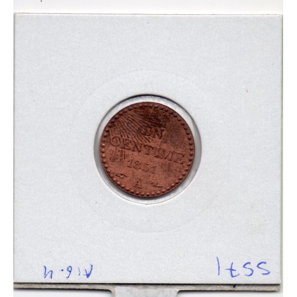 1 centime Dupré 1851 A paris Sup