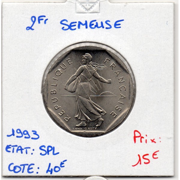 2 francs Semeuse Nickel 1993 Spl