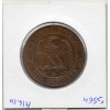 10 centimes Napoléon III tête nue 1855 D ancre Lyon TTB
