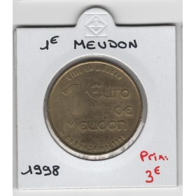 1 Euro de Meudon 1998 pièce de monnaie € des villes