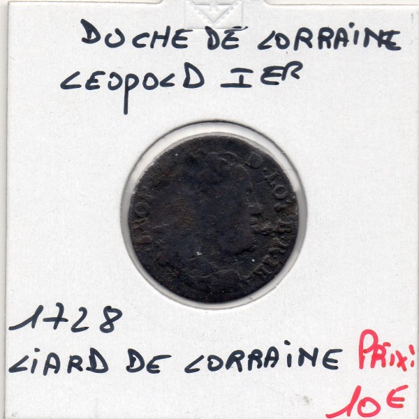 Duché de lorraine, Leopold 1er (1728) Liard de lorraine