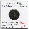 Double Tounois 1643 sans différent LVD TB Louis XIII