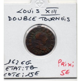 Double Tounois 1626 G Poitier Louis XIII TB-