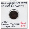 Principauté des Dombes, Gaston d'Orleans TTB (1652) Denier Tournois Type 13