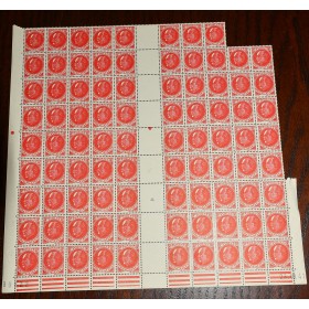 1 fragment de feuille de 88 Timbres de France 506 Pétain neufs**