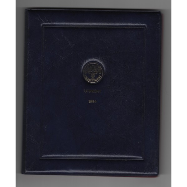 Pays Bas proof set 1984 5 monnaies 1 medaille FDC