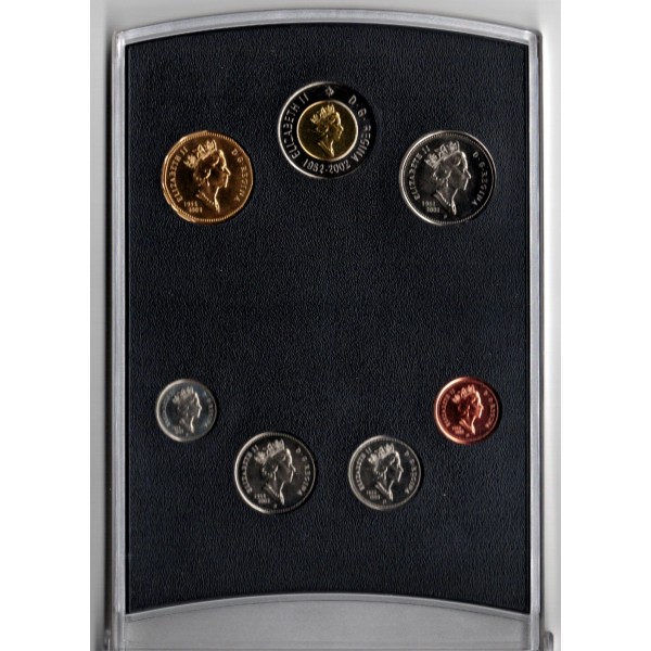 Canada set 2002 7 monnaies FDC Oh Canada
