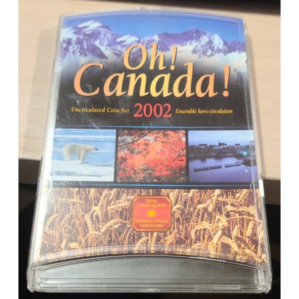 Canada set 2002 7 monnaies FDC Oh Canada