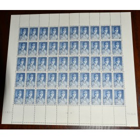 1 feuille de 50 Timbres France 471 Petain neufs**