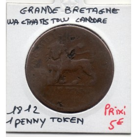 Grande Bretagne Penny Token 1812 AB Walthamstow Landore