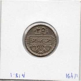 Syrie, 25 Piastres 1387 AH - 1968 Sup Km.96 Aigle