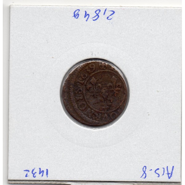 Double Tounois 1639 E Louis XIII TTB