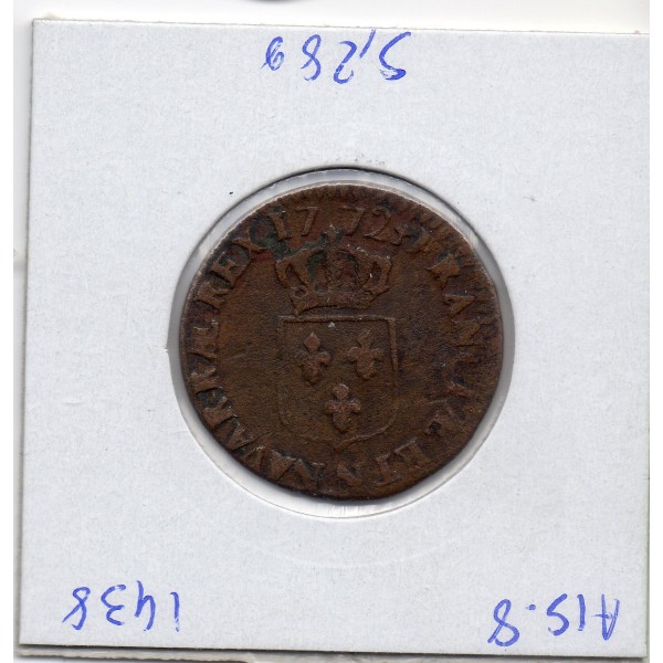 16 Deniers de Strasbourg 1706 BB Louis XIV TB