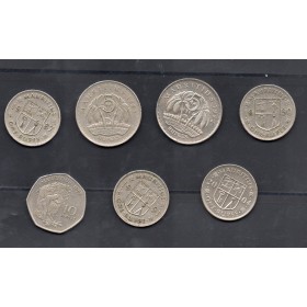 Lot de 7 pièces de l'Ile Maurice 1987 à 2004 TTB à Sup