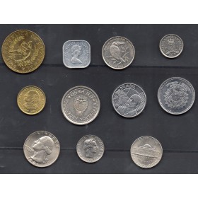 Lot de 11 pièces d'Amérique 1960 à 2016 SUP à Spl