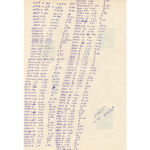 Superbe lot de 3827 timbres de France neufs** entre 1960 et 1975