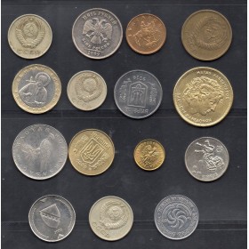 Lot de 15 pièces d'Europe 1961 à 2009 TTB à SPL