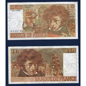 10 Francs Berlioz, TB+, 2.3.1978, Billet de la banque de France