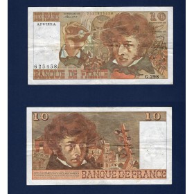 10 Francs Berlioz, TB+, 2.6.1977, Billet de la banque de France