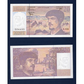 20 Francs Debussy, Neuf, 1997 Billet de la banque de France