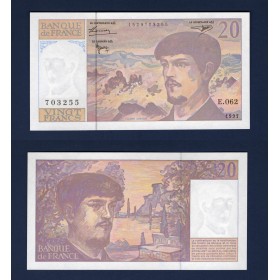20 Francs Debussy, Neuf, 1997 Billet de la banque de France