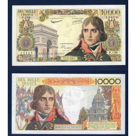 10000 Francs Bonaparte, TTB, 2.10.1958 Billet de la banque de France