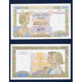 500 Francs La Paix, 11.7.1940 Billet de la banque de France